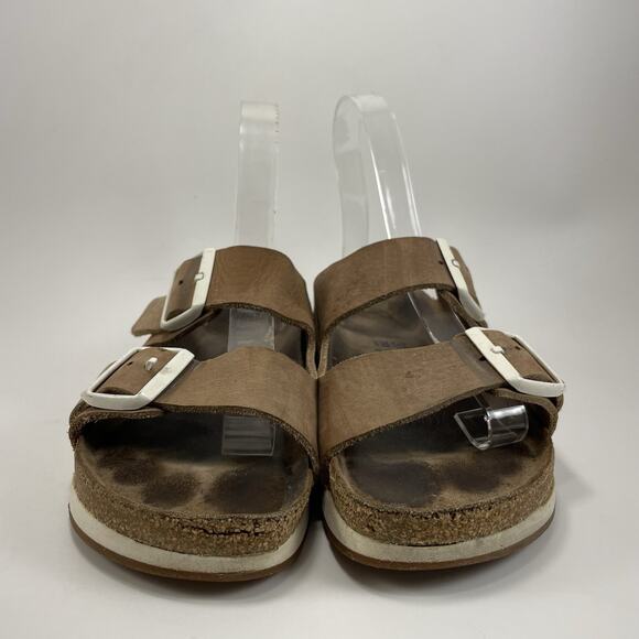 Birkenstock Arizona Super Grip Sandals Womens Size 37, US 6-6.5 Leather Soft FB - Picture 2 of 9